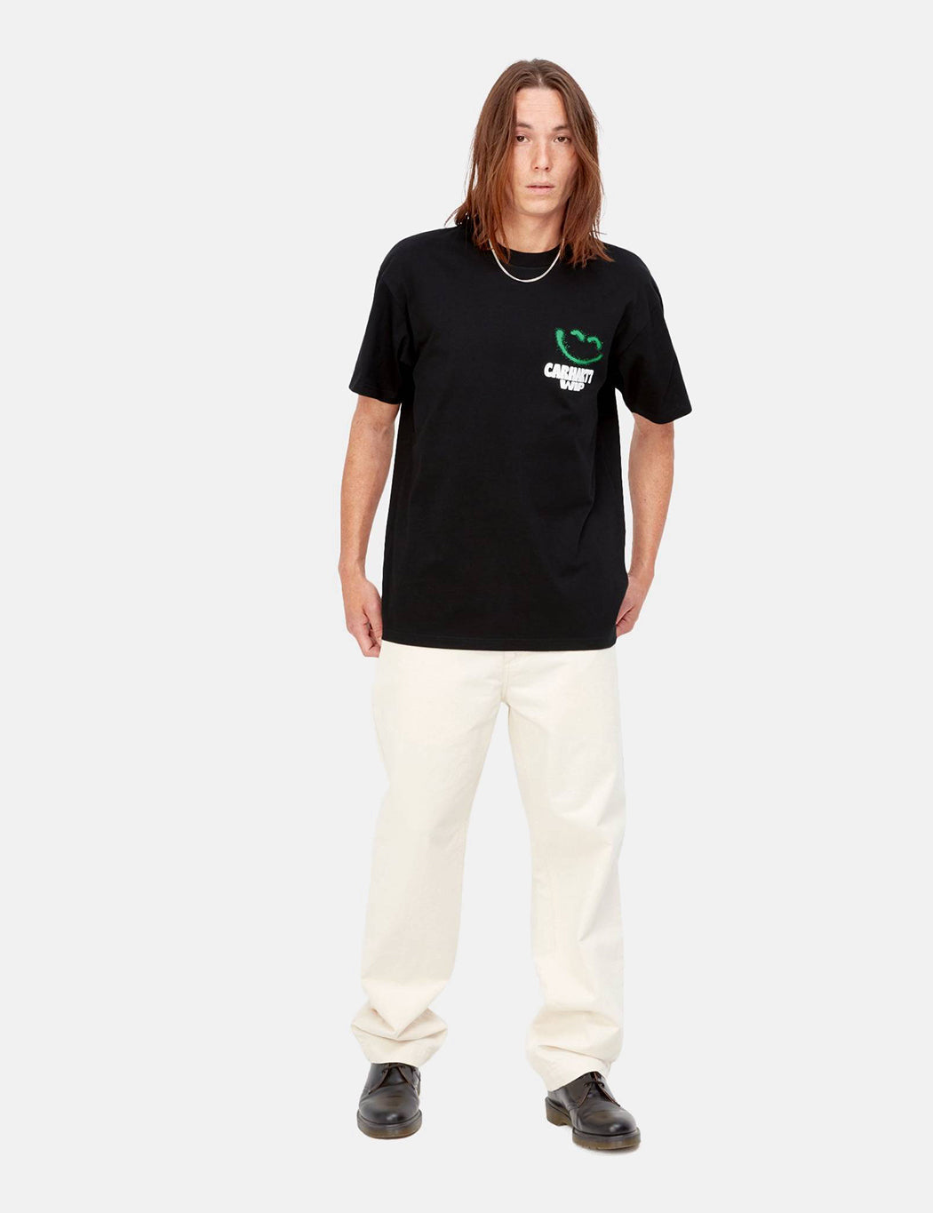 T-shirt Happy Script - Noir