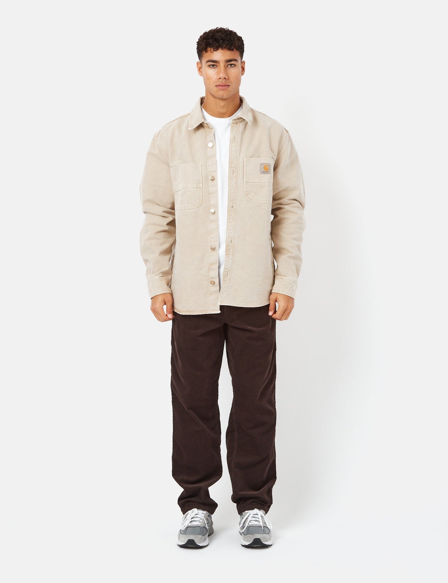Pantalon simple jambe (Côtelé) - Marron Terre d'Ombre Foncée