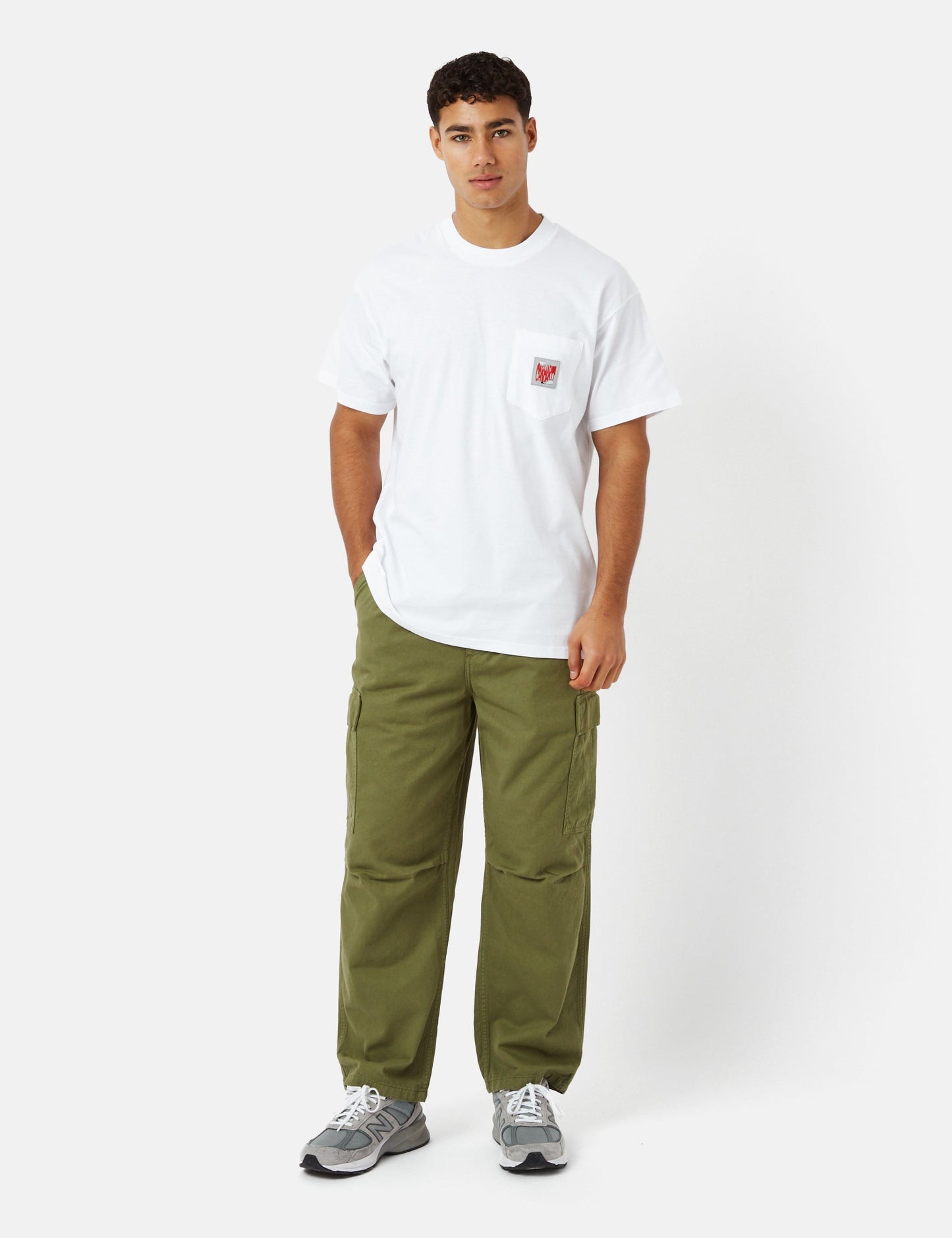 Pantalon Cargo Cole (Coupe décontractée, biologique) - Vert Kiwi