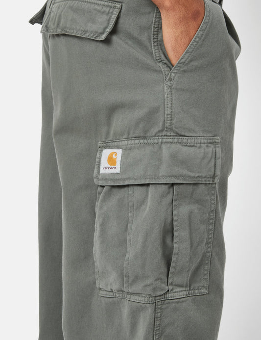 Pantalon Cargo Cole (Coupe décontractée) - Vert fumée