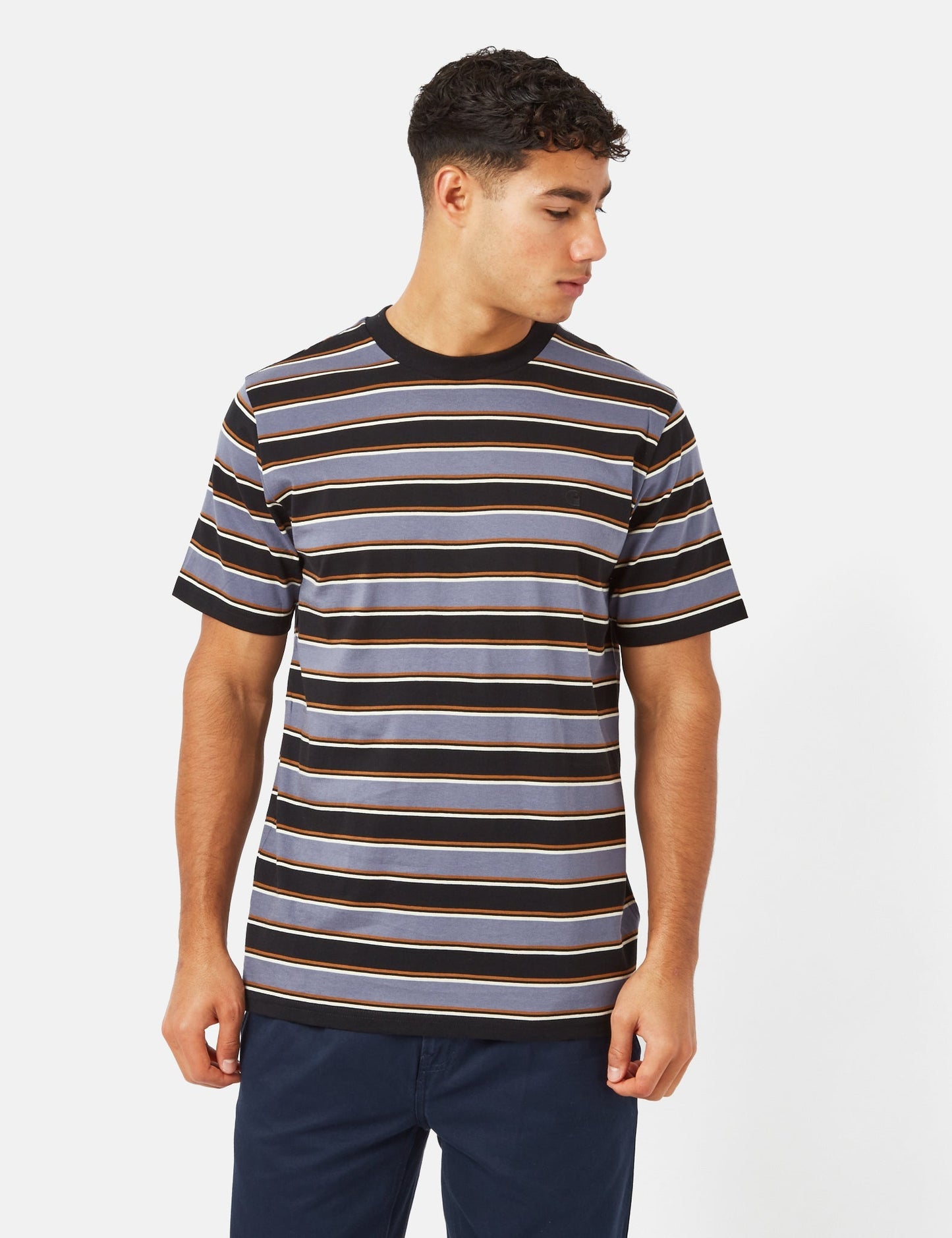 T-shirt Leone (Leone Stripe) - Bluefin