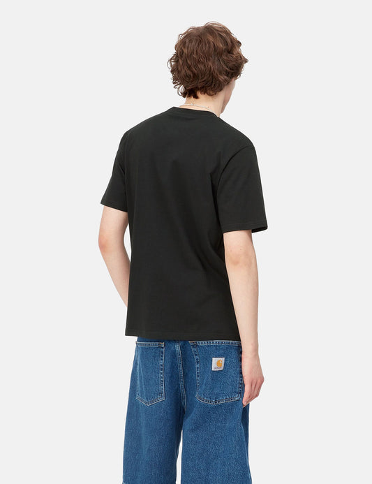 T-shirt "Old Tunes" (Bio) - Noir
