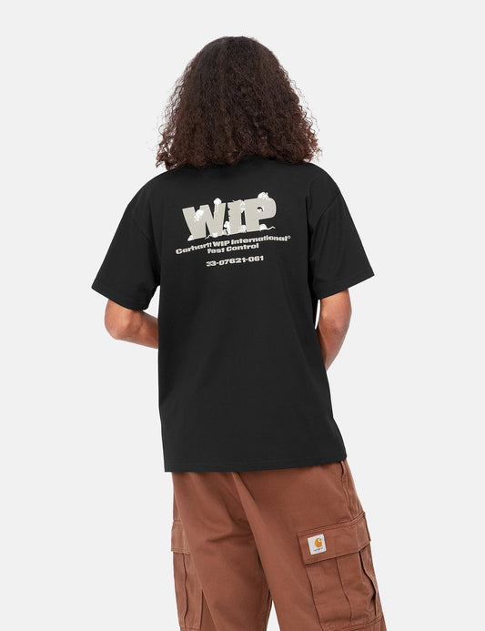T-shirt anti-nuisibles (biologique) - Noir