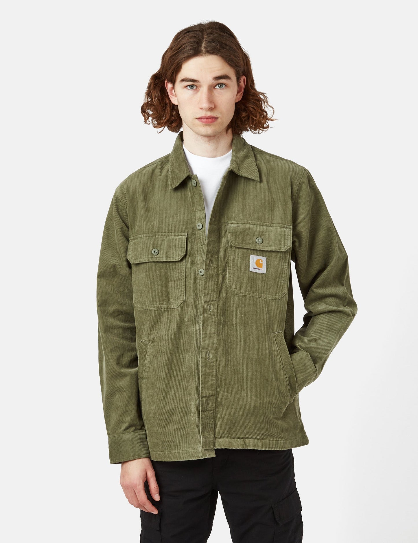 Dixon Hemdjacke (Cord) – Dollargrün