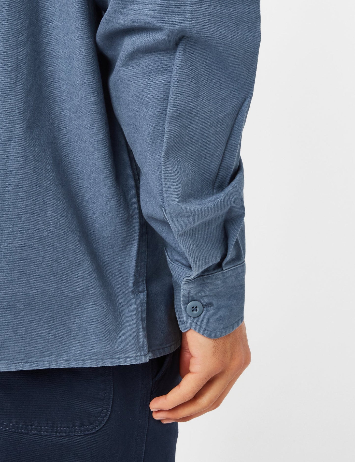 Hemdjacke Reno (Garment Dyed) – Sturmblau
