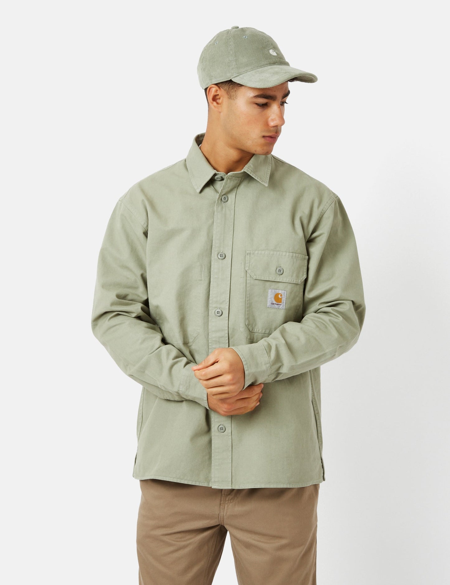 Hemdjacke Reno (Garment Dyed) – Sturmblau