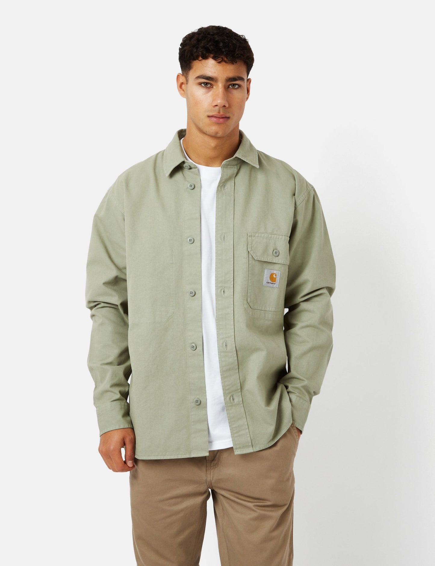 Surchemise Reno (Teinte dans la masse) - Vert Yucca