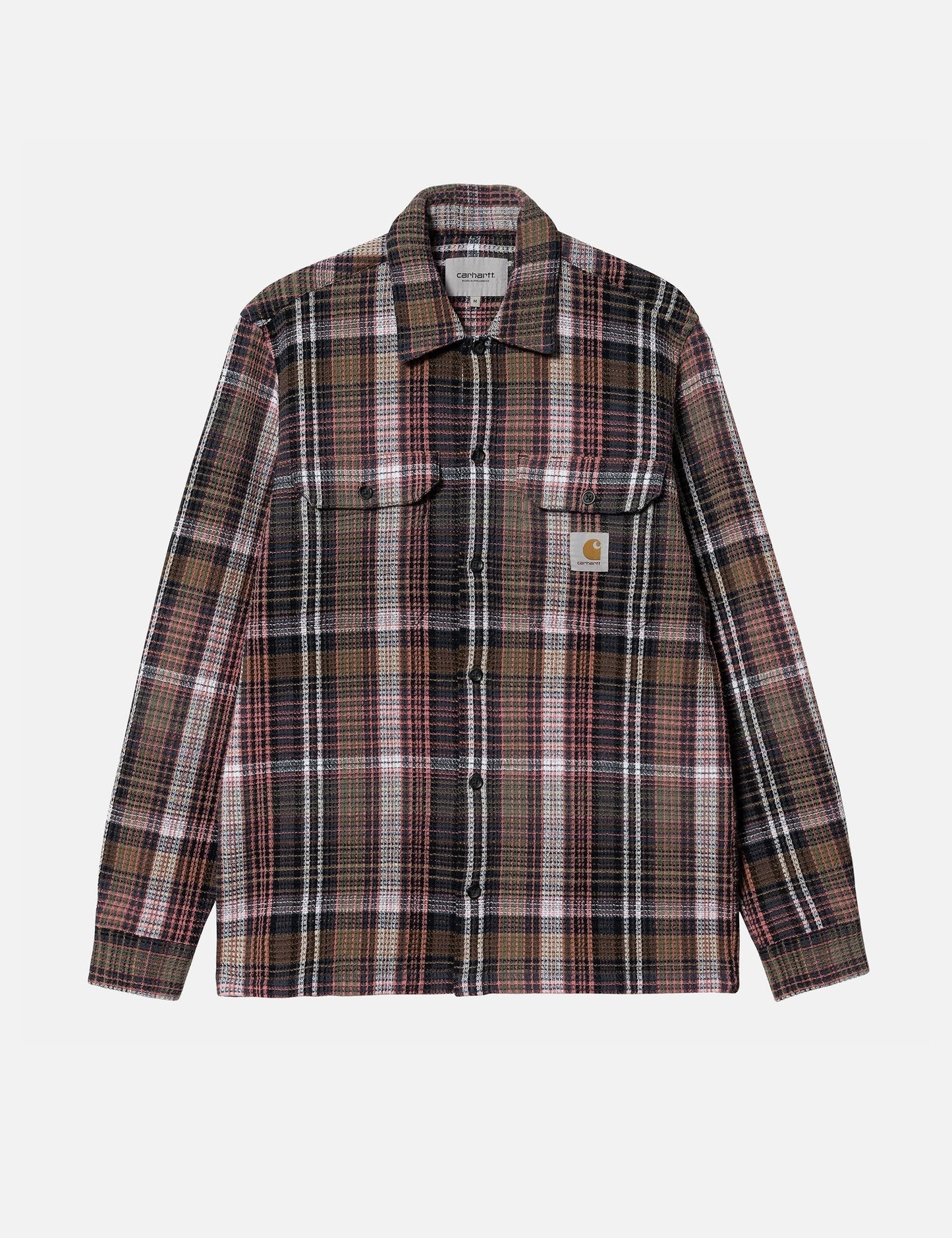 Chemise Valmon (coupe droite) - Valmon à carreaux/Marron Hamilton