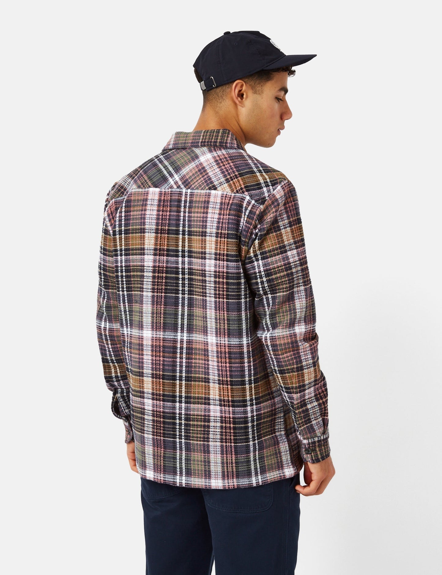Chemise Valmon (coupe droite) - Valmon à carreaux/Marron Hamilton