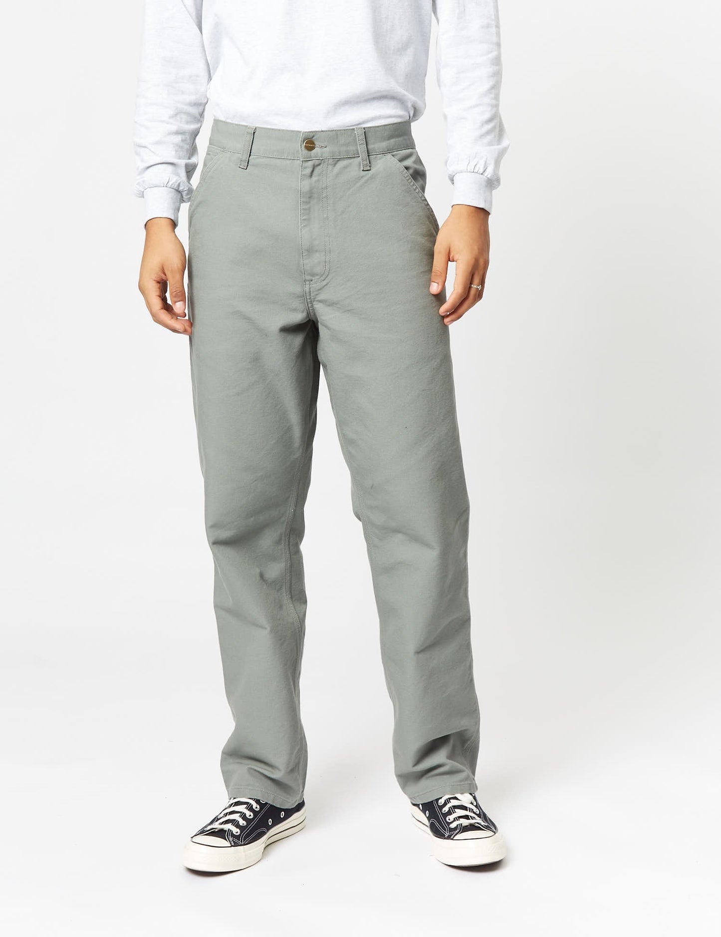 Single Knee Pant - Rauchgrün