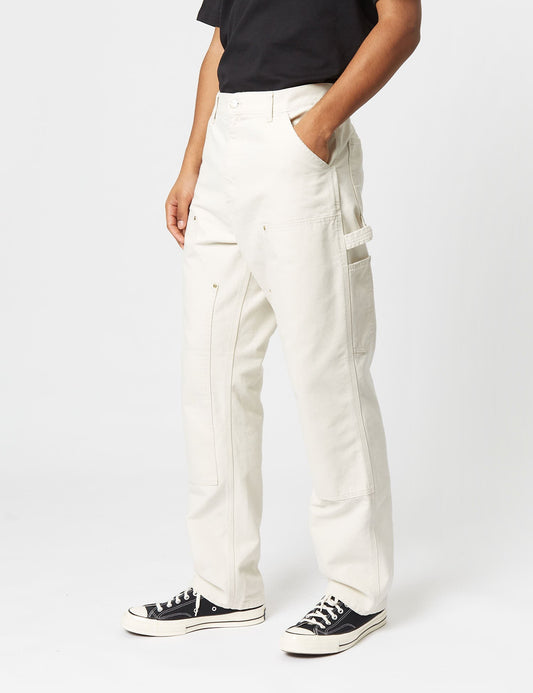 Pantalon Double Genou (Coupe Relax) - Gris Salé