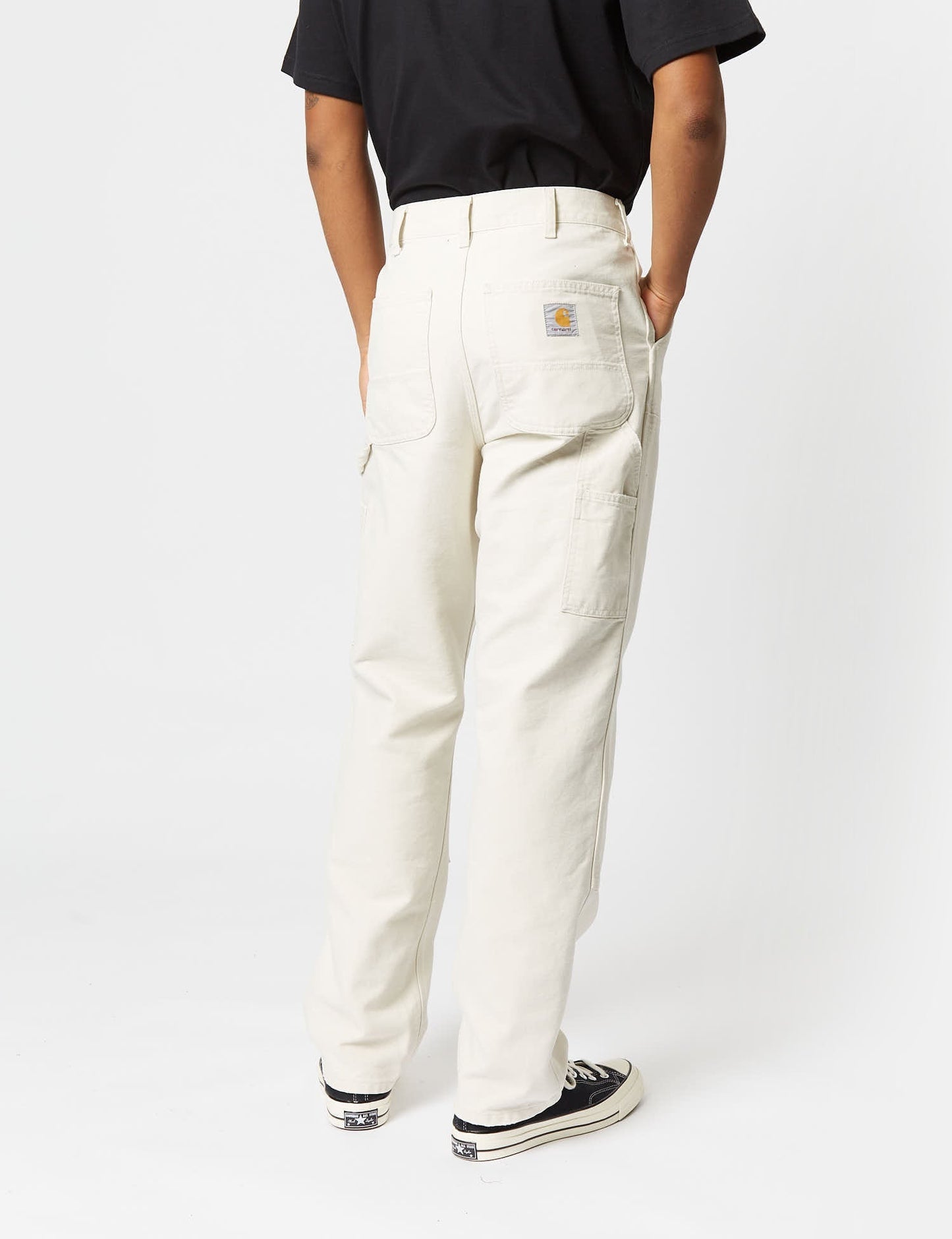 Pantalon Double Genou (Coupe Relax) - Gris Salé