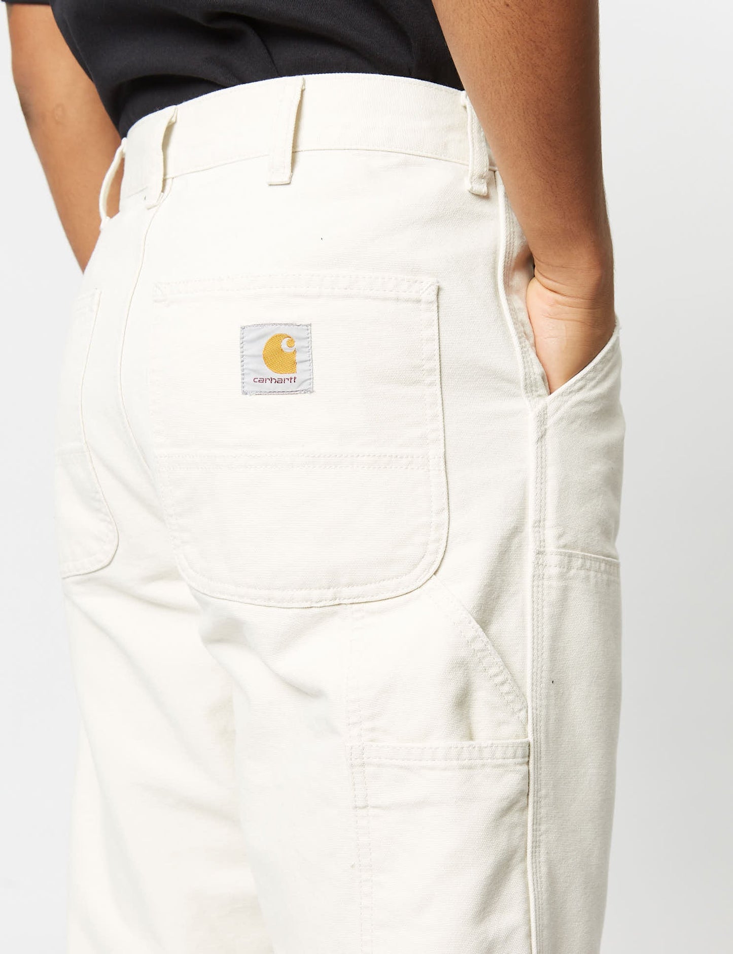 Pantalon Double Genou (Coupe Relax) - Gris Salé