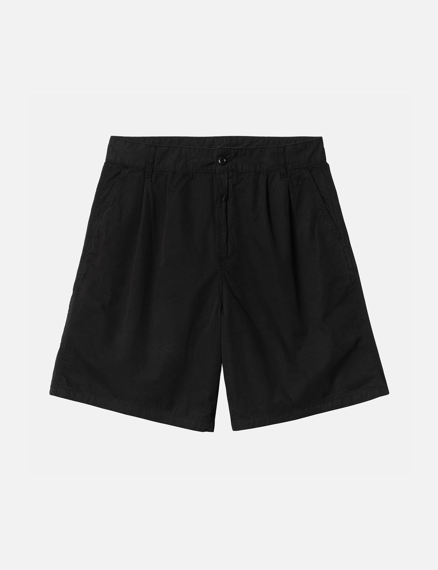 Colston Shorts (locker geschnitten) – Schwarze Stone Washed