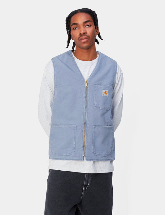 Gilet Arbor - Toile vieillie bleu baie