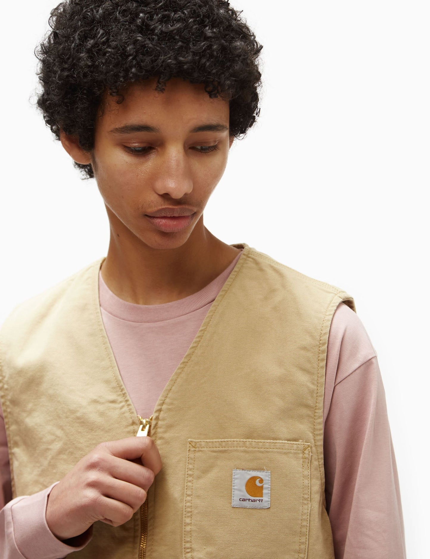 Gilet Arbor - Toile vieillie marron bourbon