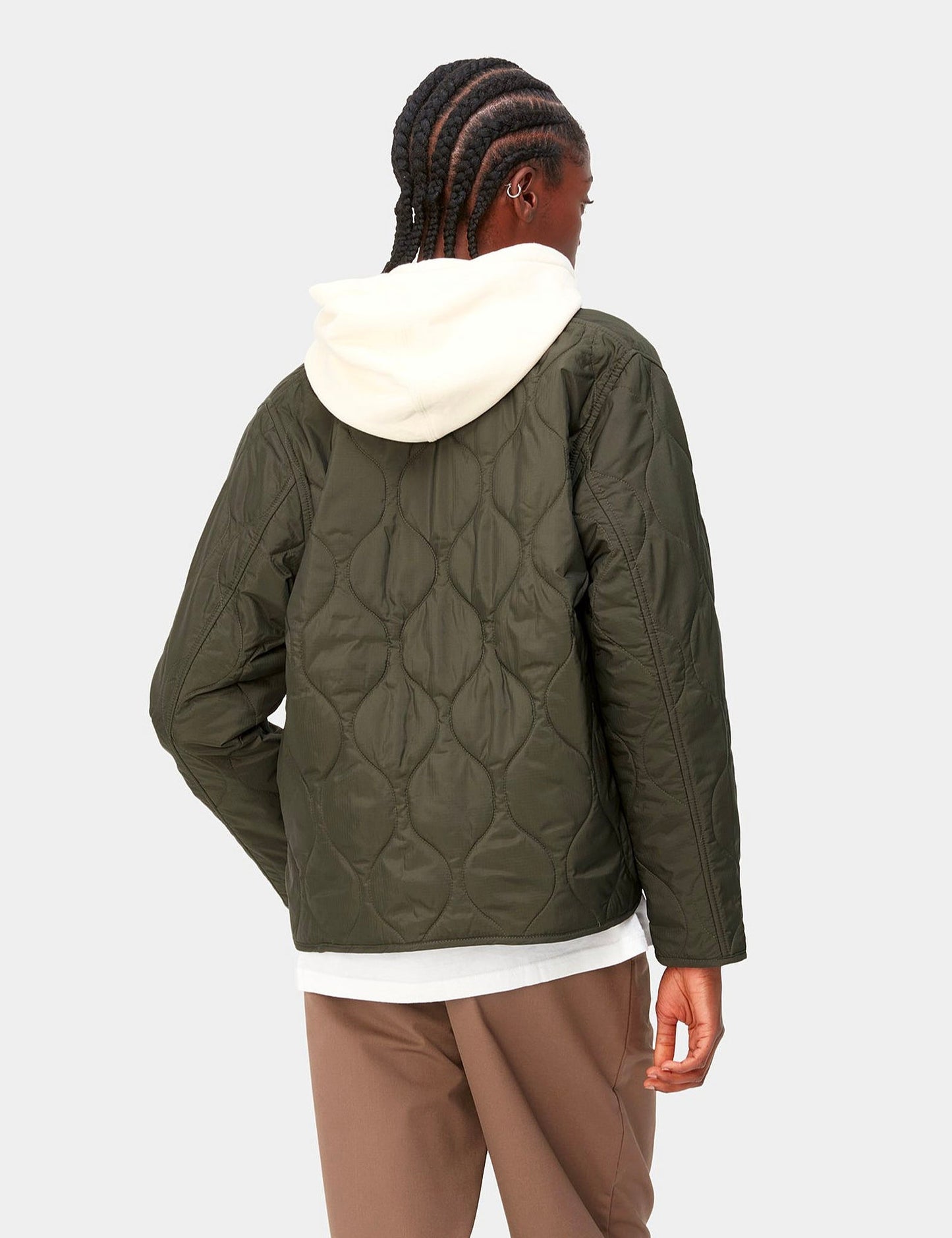 Damen-Steppjacke Skyler – Pflanzengrün
