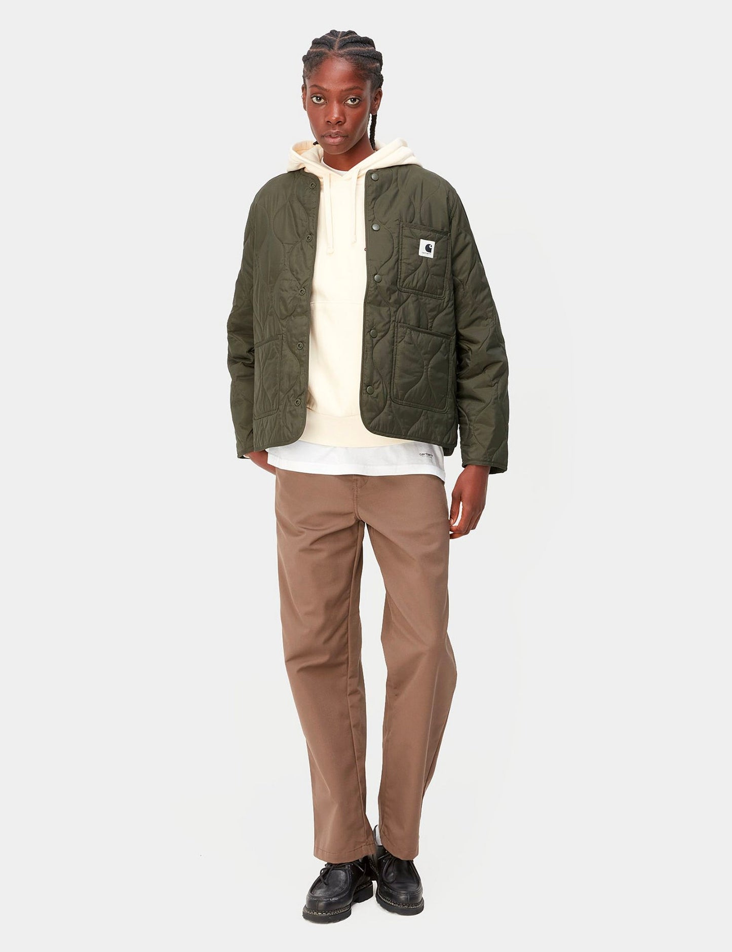 Damen-Steppjacke Skyler – Pflanzengrün