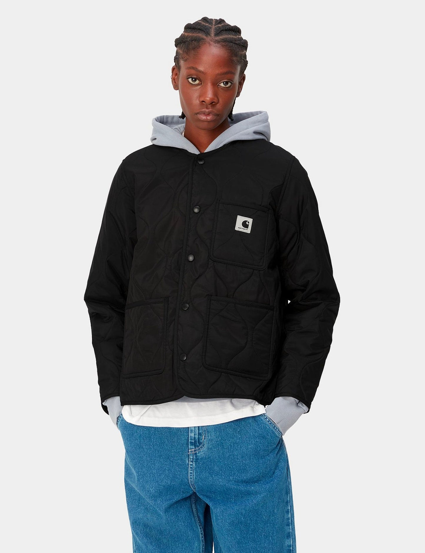 Damen-Steppjacke Skyler – Schwarz