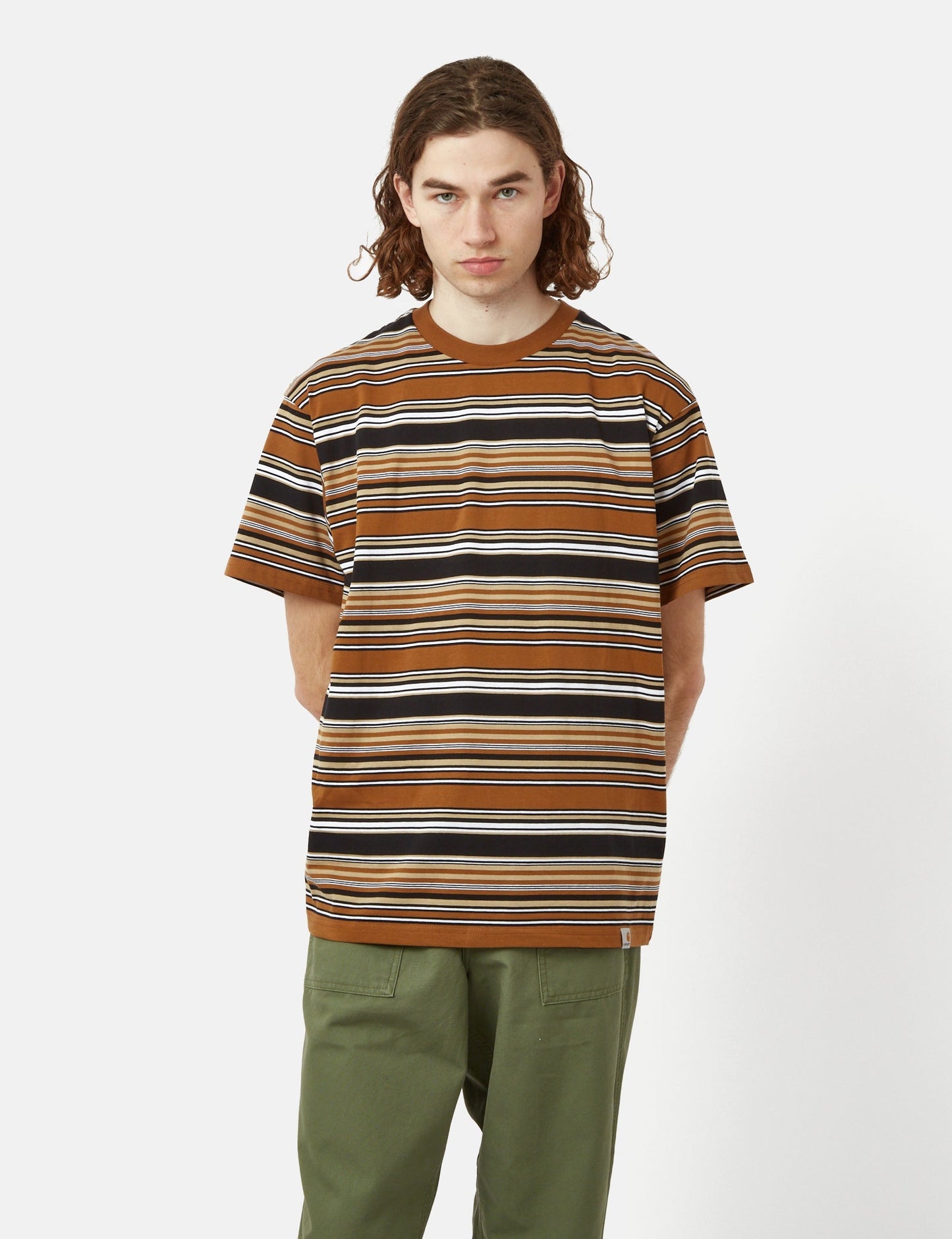 Lafferty T-Shirt (Streifen) – Kiwigrün