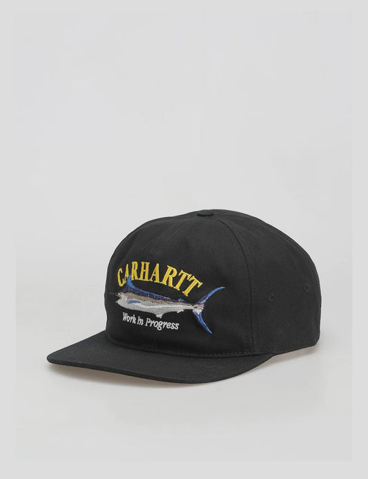 Casquette 6 panneaux Marlin - Noir