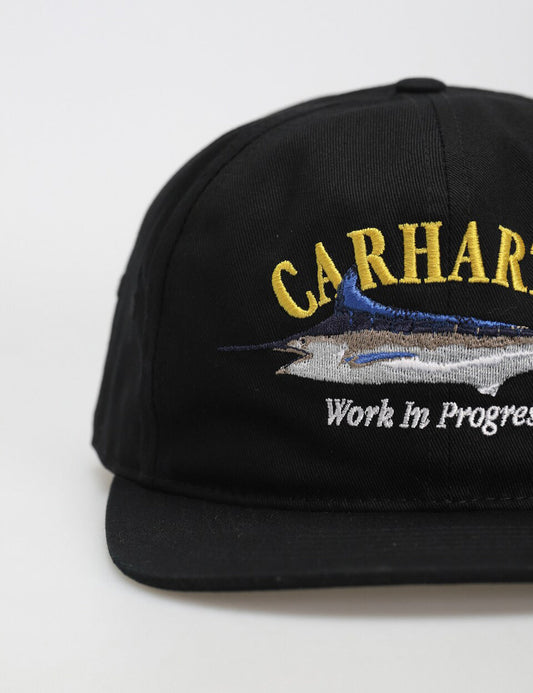 Casquette 6 panneaux Marlin - Noir