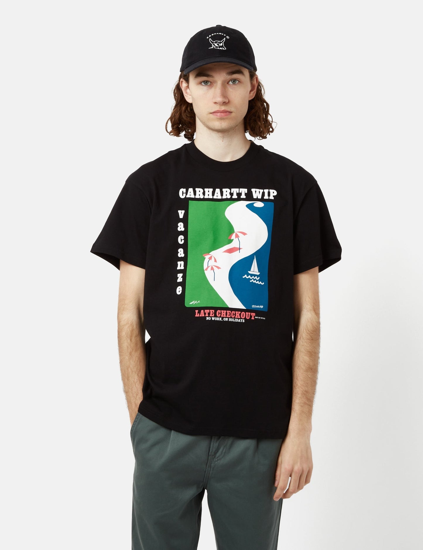 T-Shirt Vacanze (Bio) - Noir