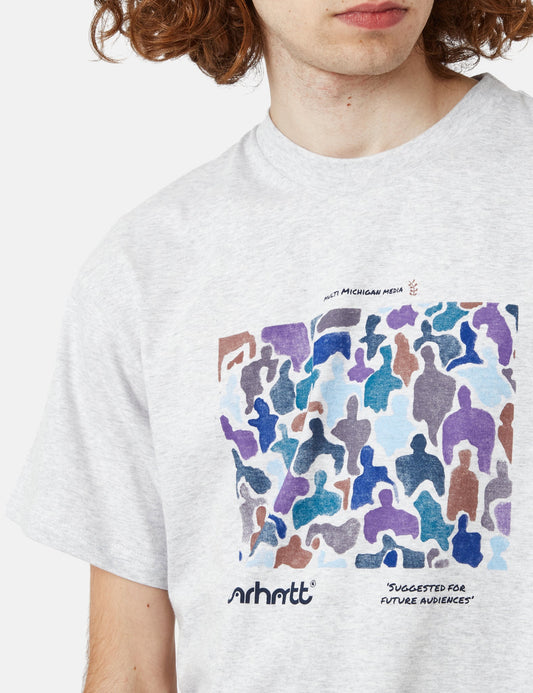 T-shirt Unity (biologique) - Gris chiné cendré