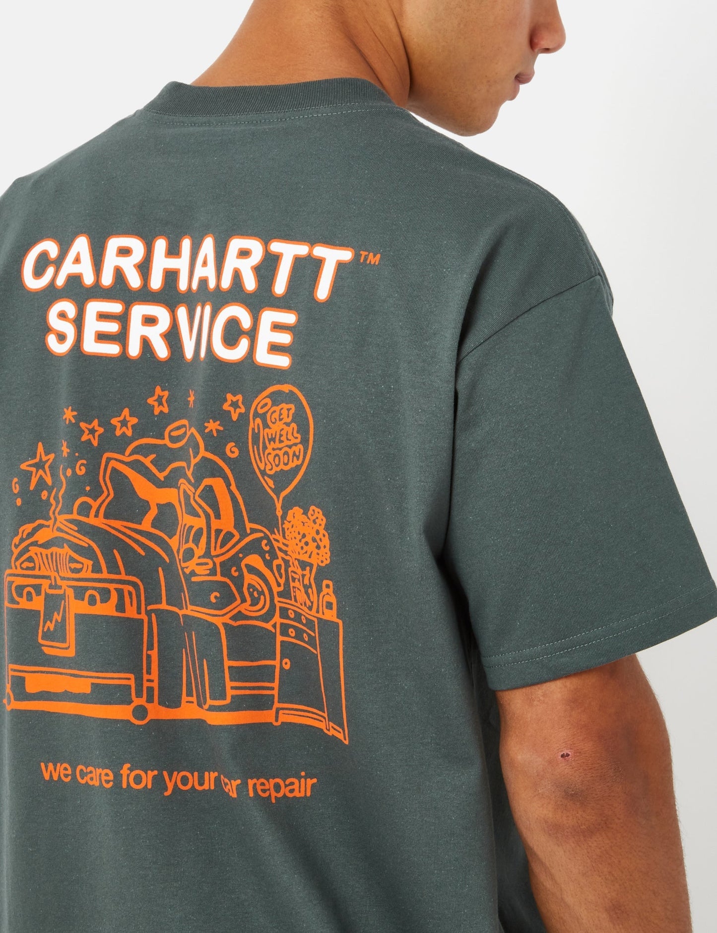T-Shirt Autoreparatur (Bio) - Jura Grün