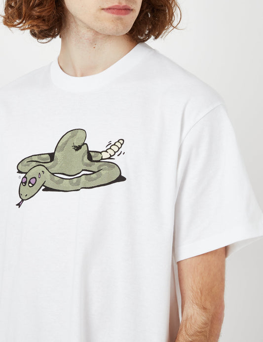 T-shirt Snek (Biologique) - Blanc