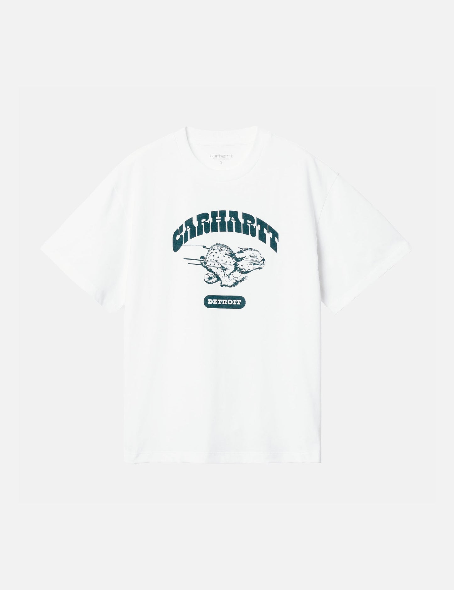 T-shirt Wildcat ample pour femme - Blanc