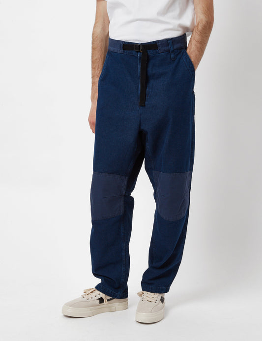 Pantalon Alma (coupe décontractée) - Bleu délavé
