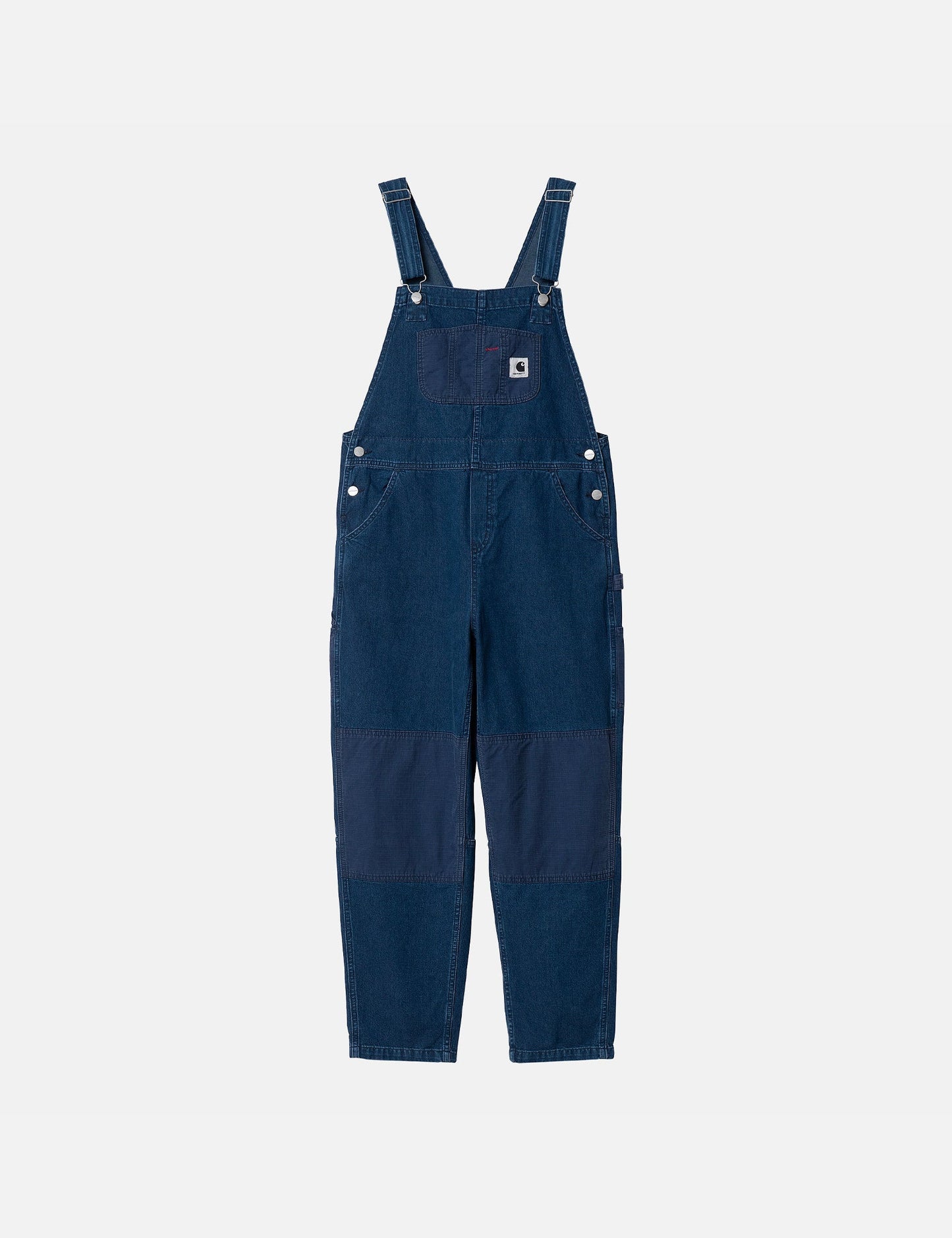 Salopette Alma en denim (coupe ample) pour femme - Délavé bleu