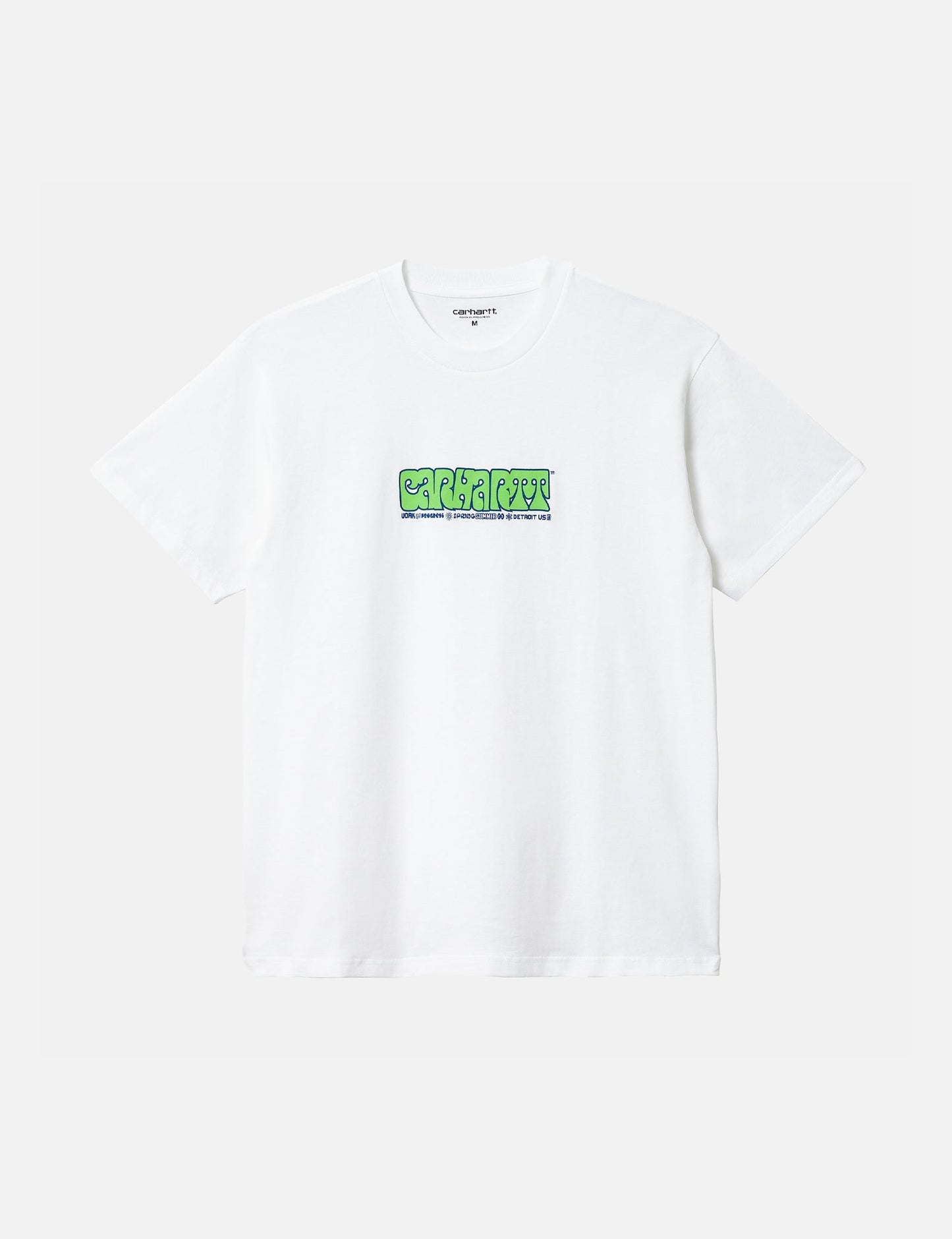 T-shirt Heat Script (Bio) - Blanc