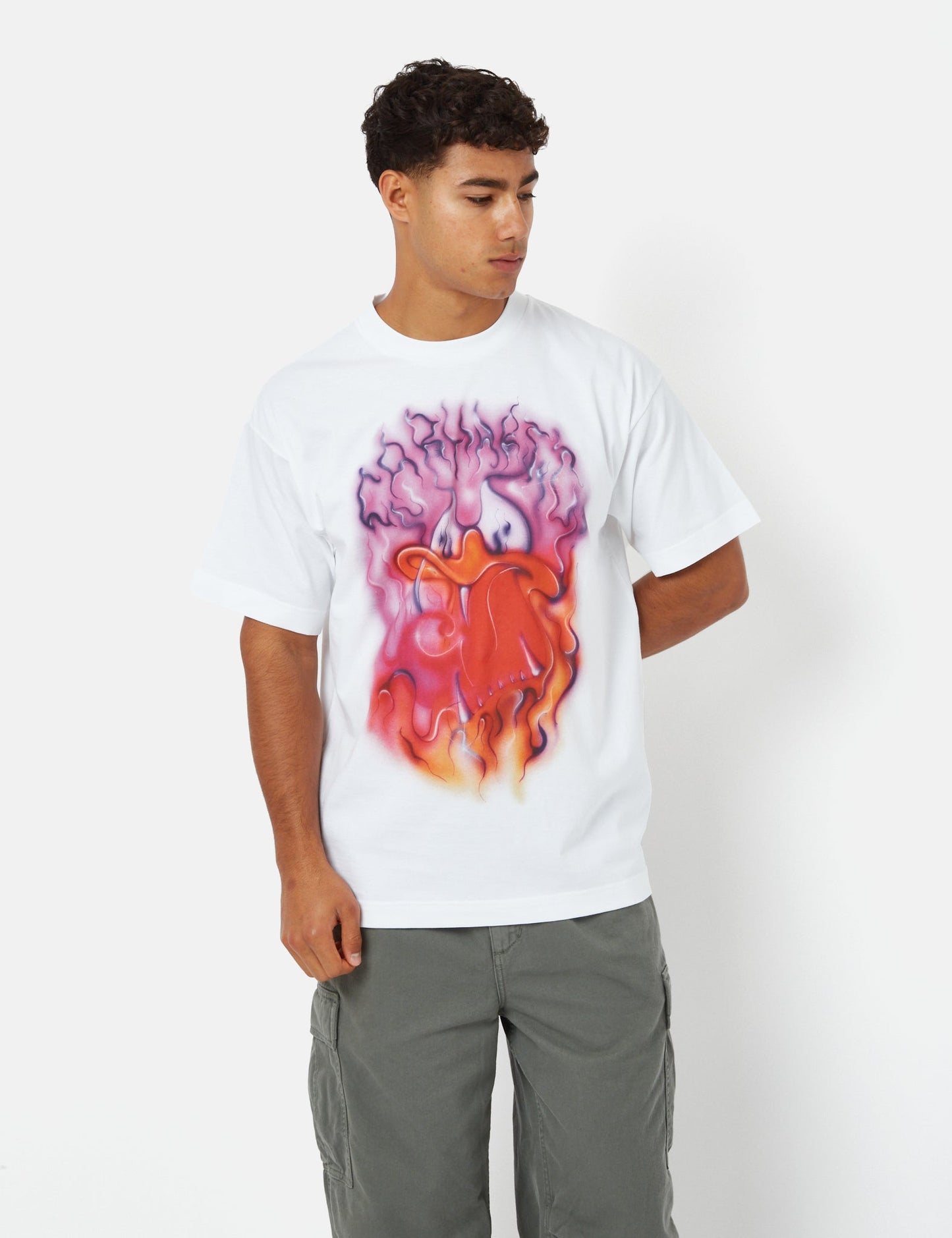 Babybürste Ente T-Shirt (Bio) - Weiß