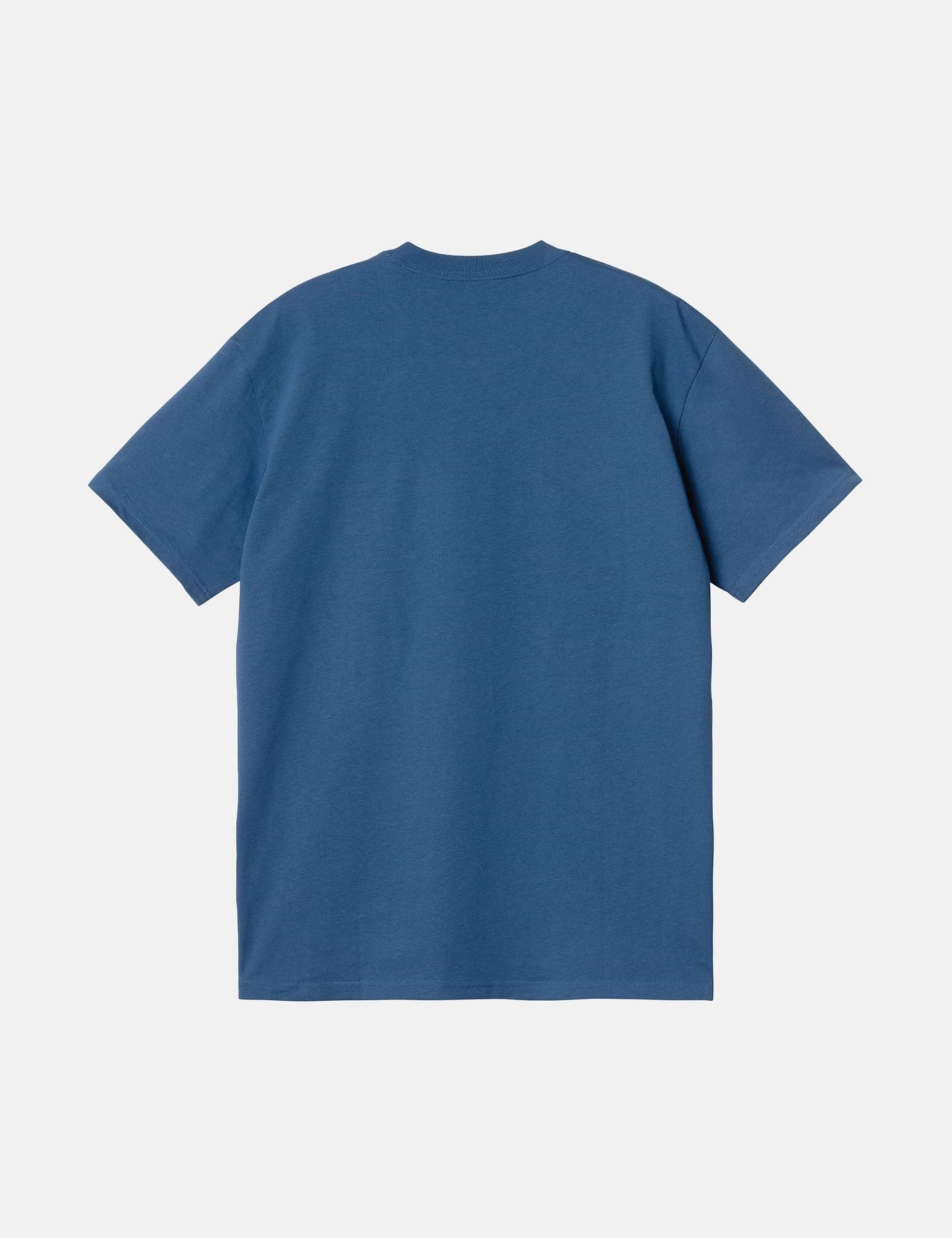 Taschen-Herz-T-Shirt (locker geschnitten) – Liberty Blue