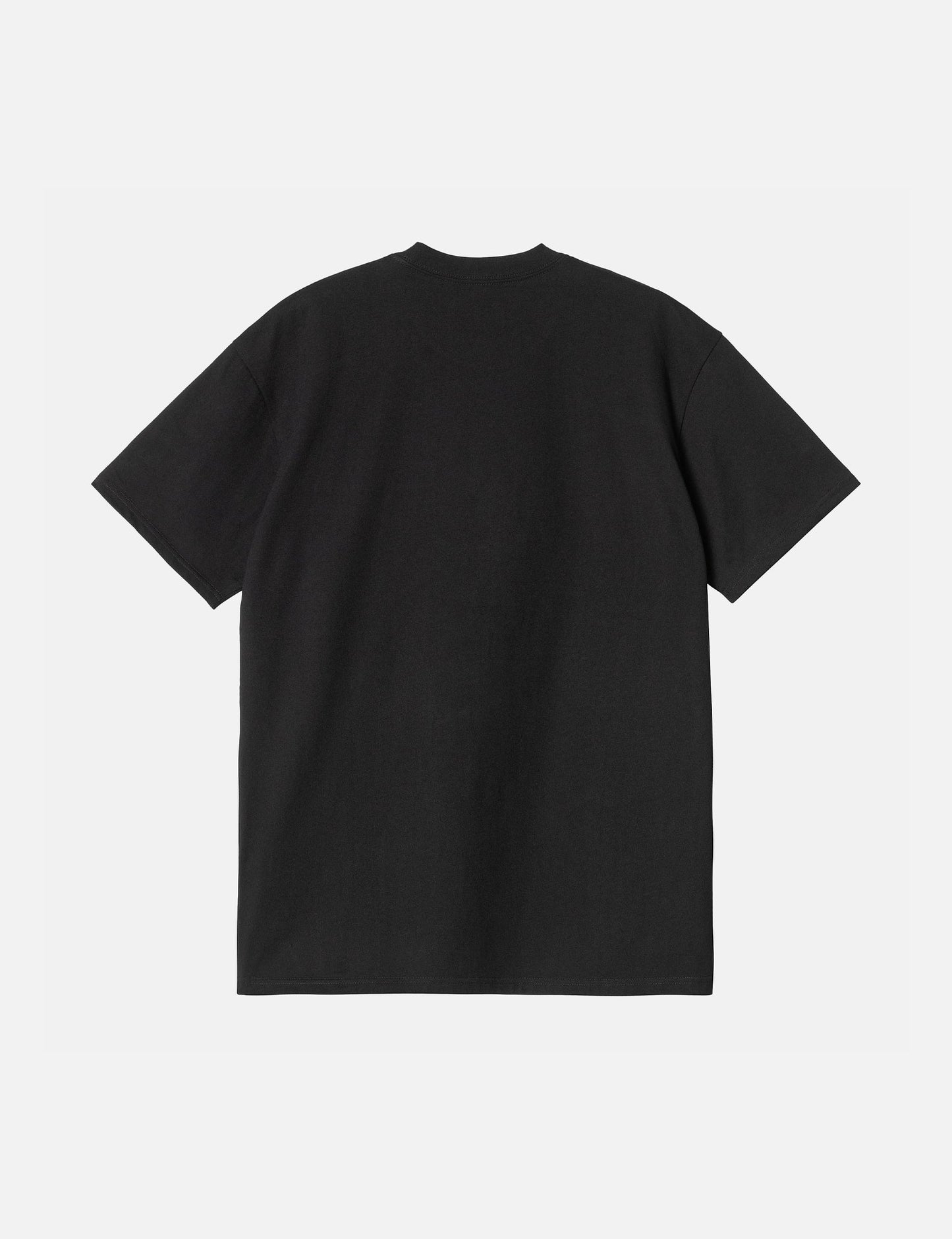 T-shirt Pocket Heart (ample) - Noir