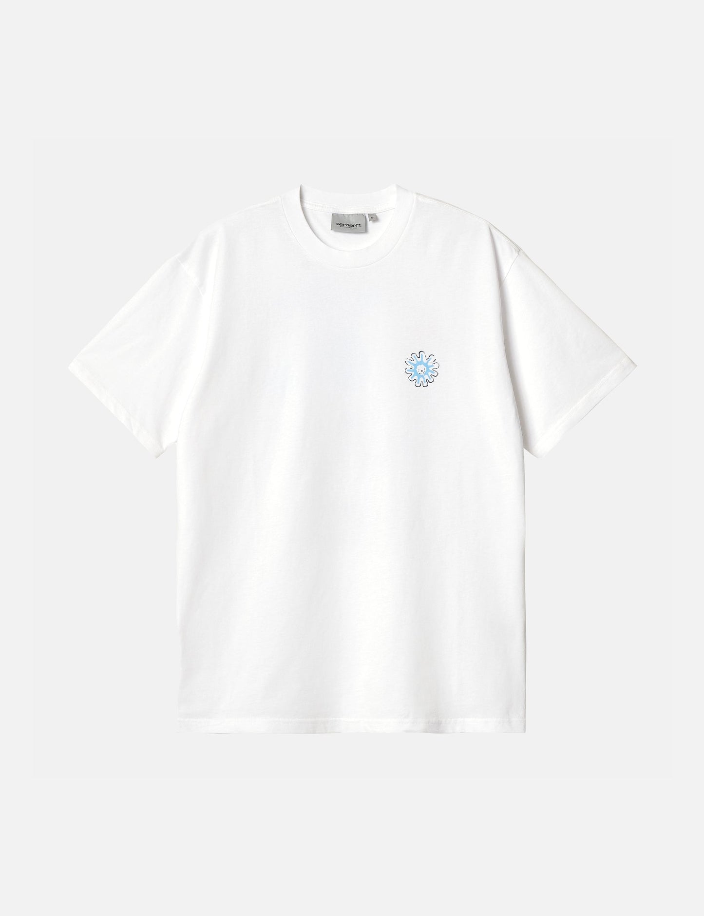 Splash T-Shirt (locker geschnitten) – Heavy Stone Wash Weiß