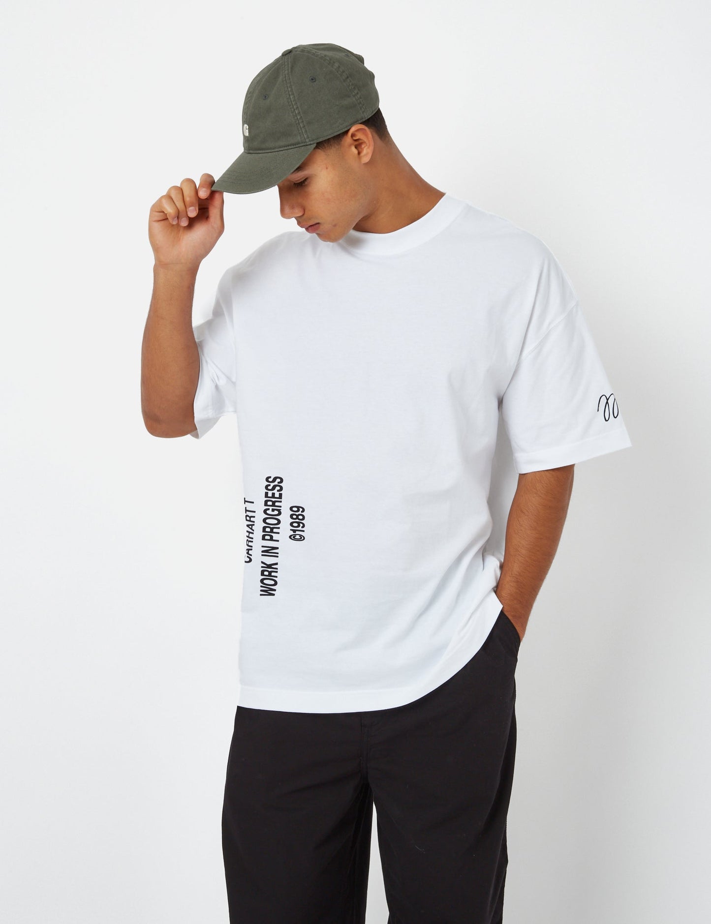 T-shirt Signature (biologique) - Blanc