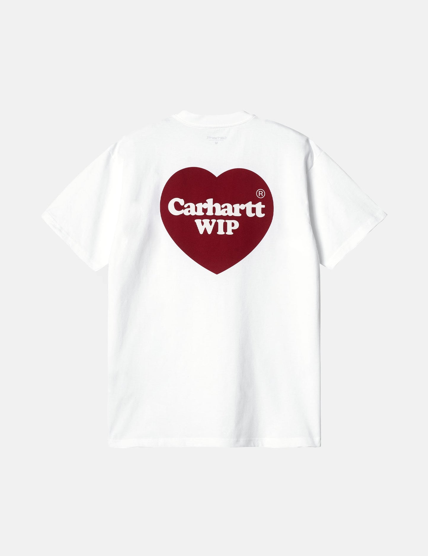 T-Shirt mit Doppelherz (Bio) – Weiß