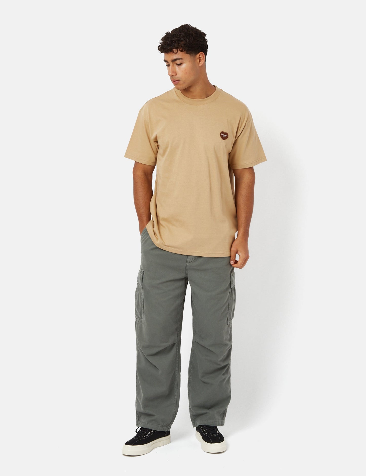 Doppelherz T-Shirt (Bio) - Dusty Hamilton Brown