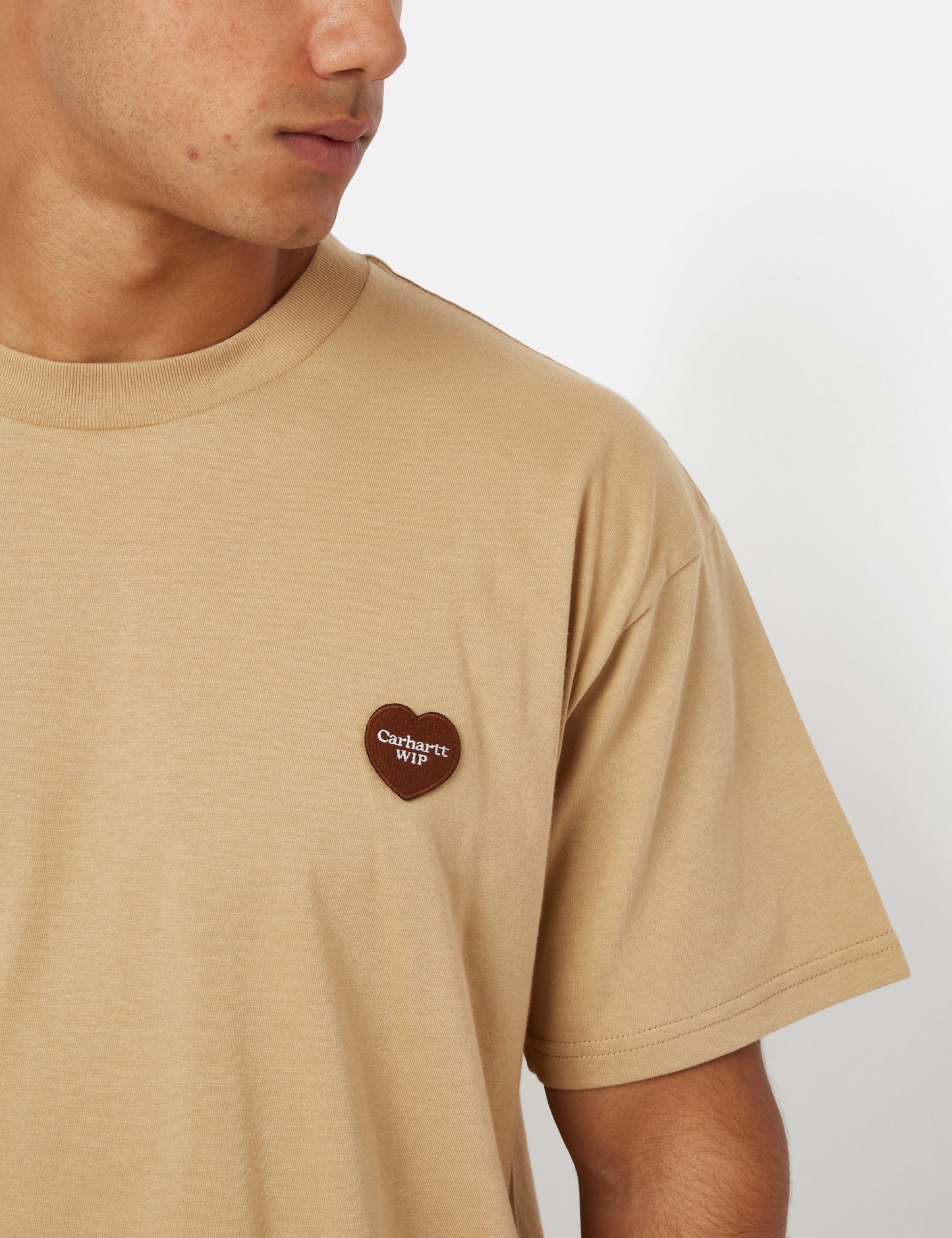 Doppelherz T-Shirt (Bio) - Dusty Hamilton Brown