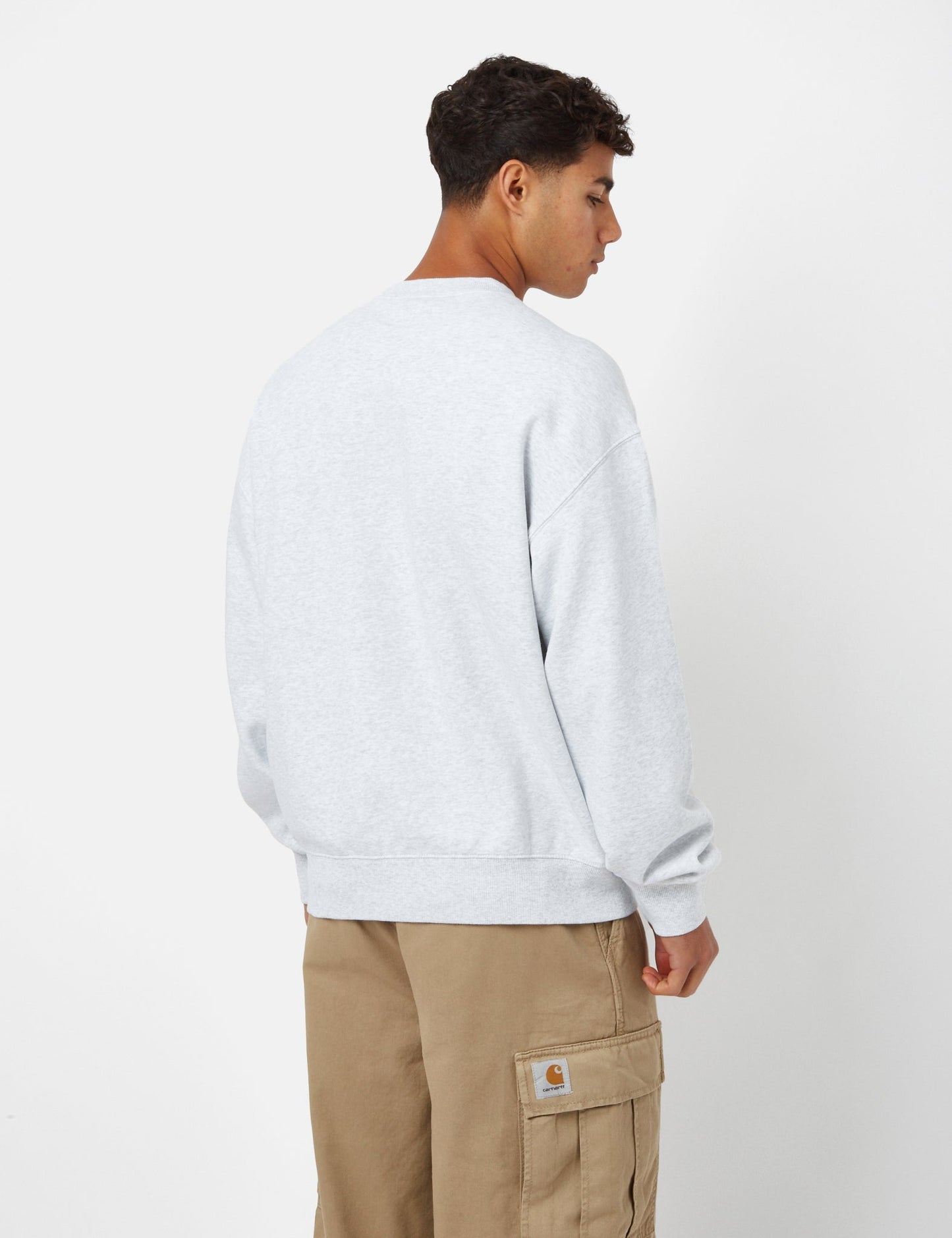 Sweat-shirt Cœur - Gris chiné