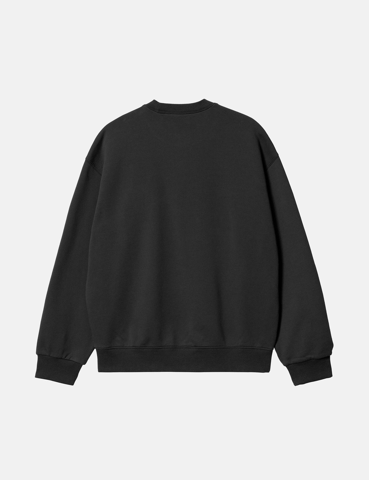 Herz-Patch-Sweatshirt – Schwarz