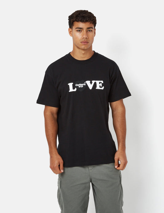 T-shirt Amour (biologique) - Noir