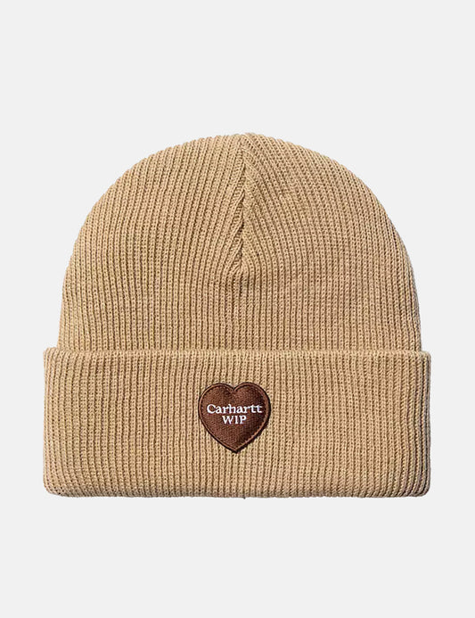 Bonnet Cœur Écusson - Marron Hamilton Poussiéreux