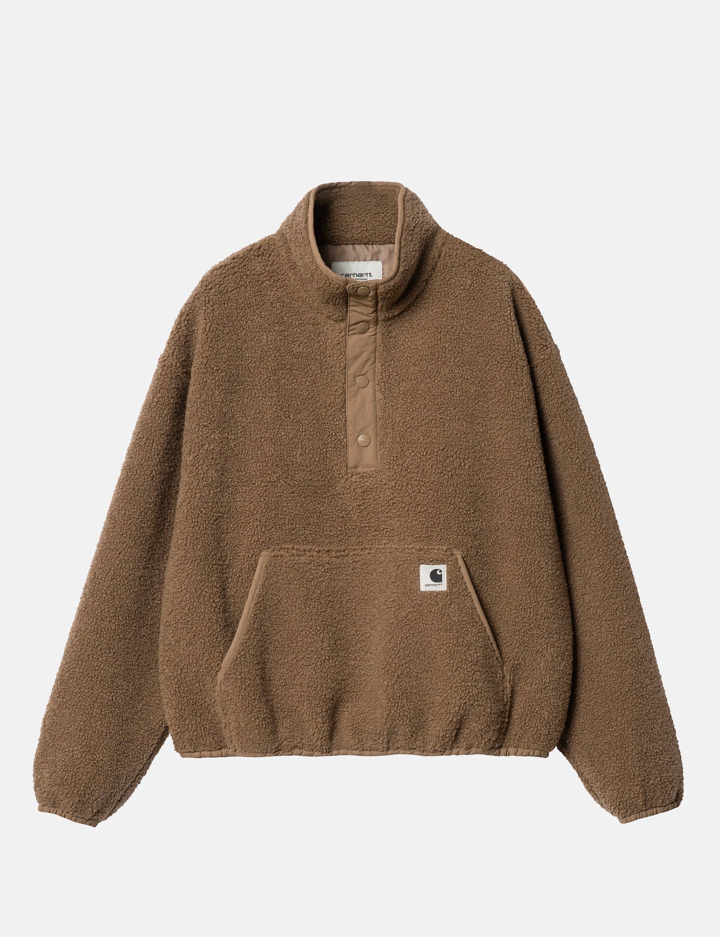 Damen Elliot High Neck Fleece-Innenjacke – Buffalo Brown