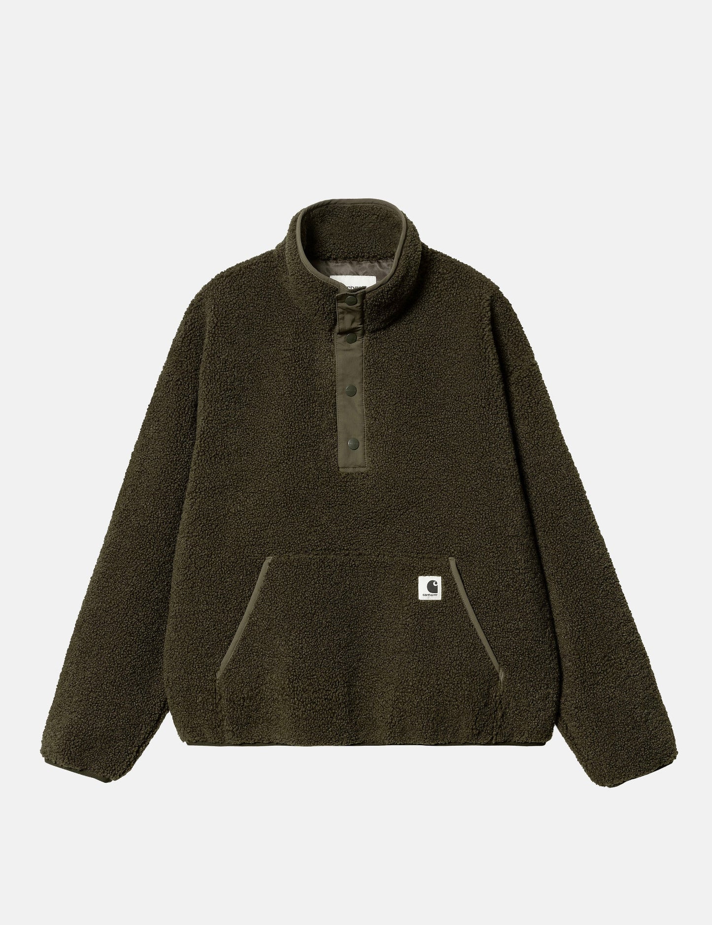 Damen Elliot Fleece-Pullover mit hohem Kragen – Zypressengrün