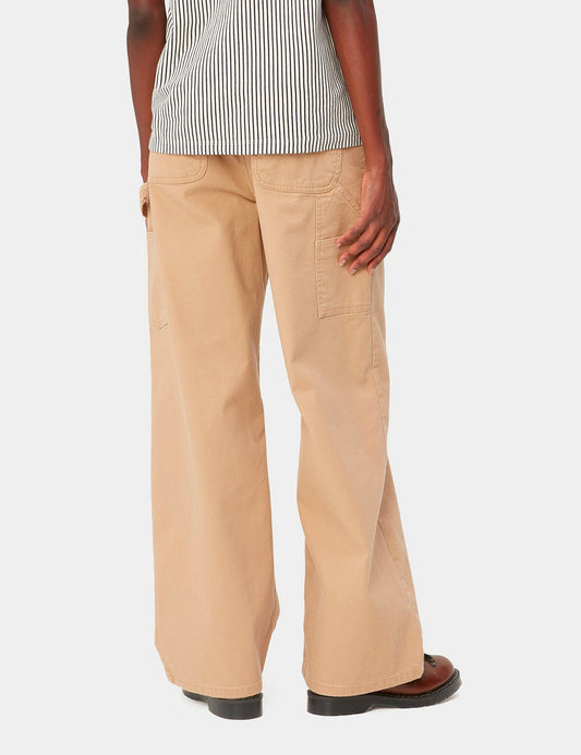 Pantalon Jean Femme - Marron H Poussière Délavé