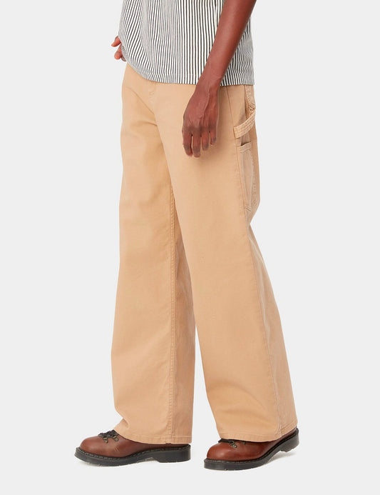 Pantalon Jean Femme - Marron H Poussière Délavé